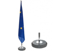 Egyágú zászlótalp kő, fekete 