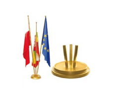 Haromágú zászlótalp arany, ECO