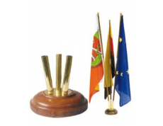 Háromágú fa zászlótartó